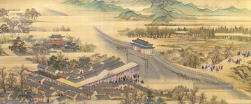 Traditionelle chinesische Kunst Werke - Wanghui Südreise von Kangxi Chinesische Kunst